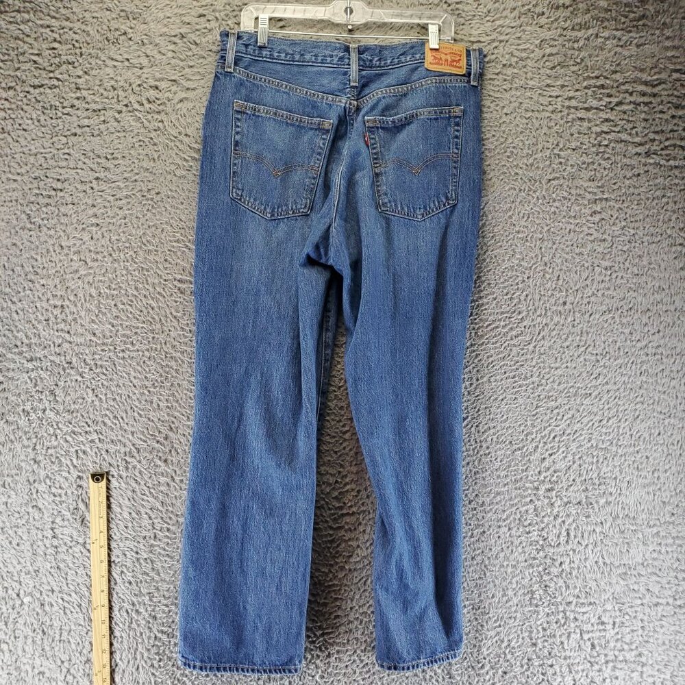 Levis Jeans Womens 32 Blue Retro 94 Baggy Denim Straight Fit